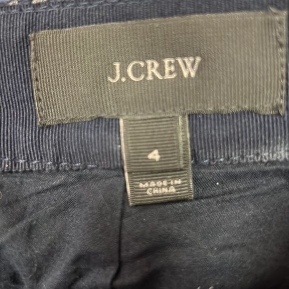 J Crew blue and white jacquard skirt. Size 4 - Picture 5 of 5